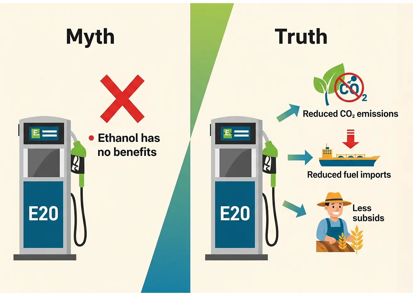 Ethanol has no real benefits