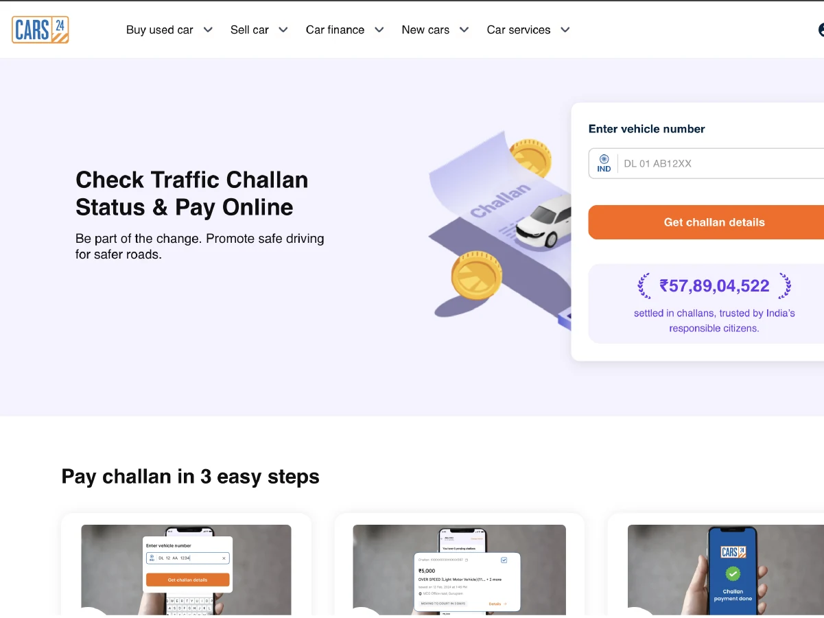 traffic-challan cars24