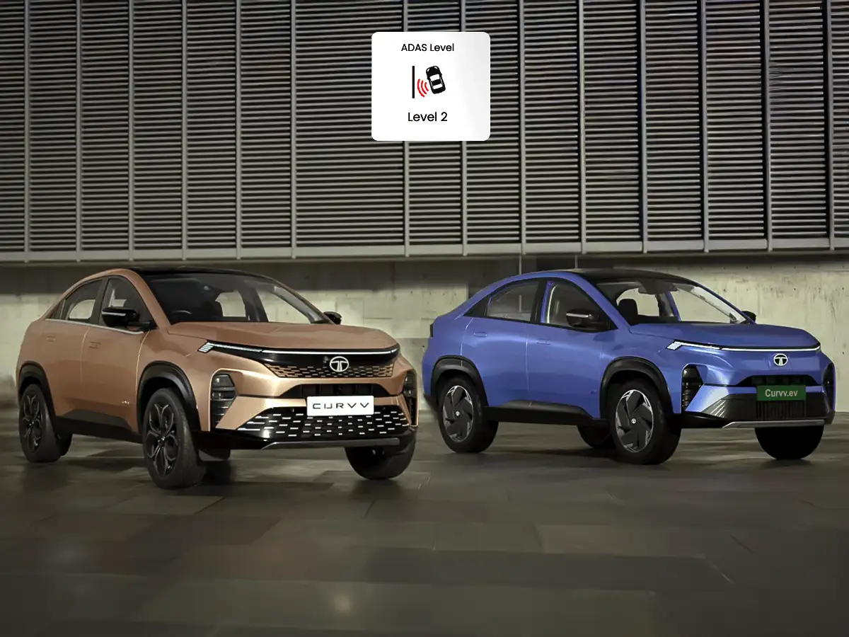 Tata Curvv and Curv EV - Level 2 ADAS