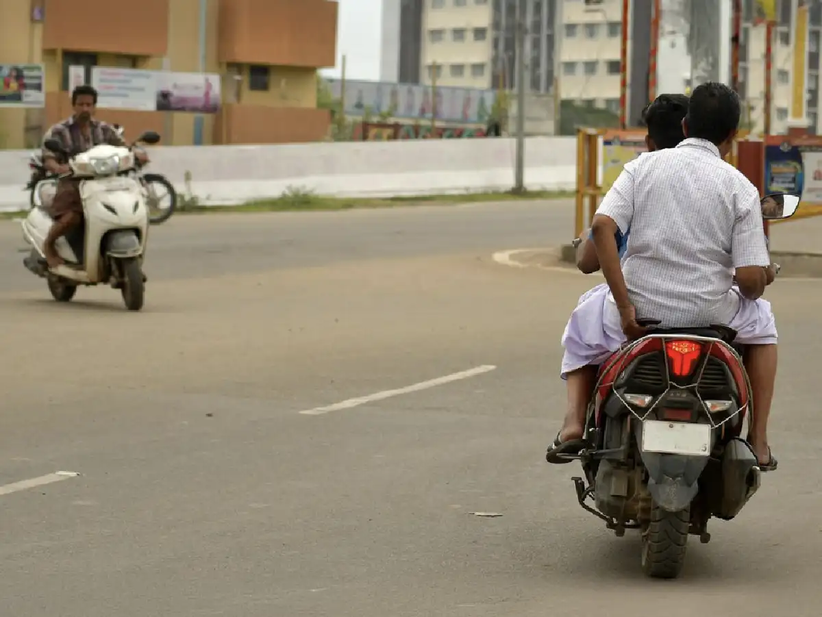 Riding Without a Helmet