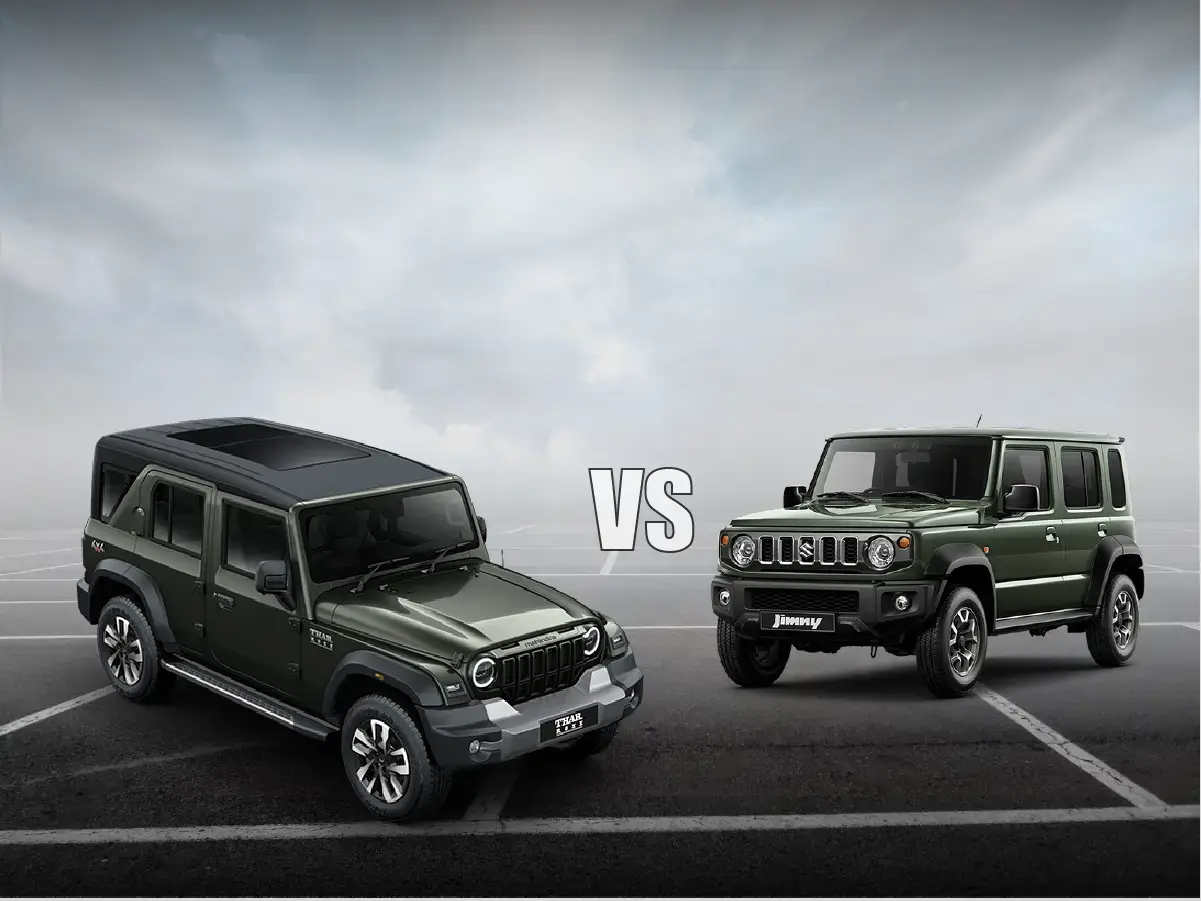 Thar 5-door VS Jimny 5-door
