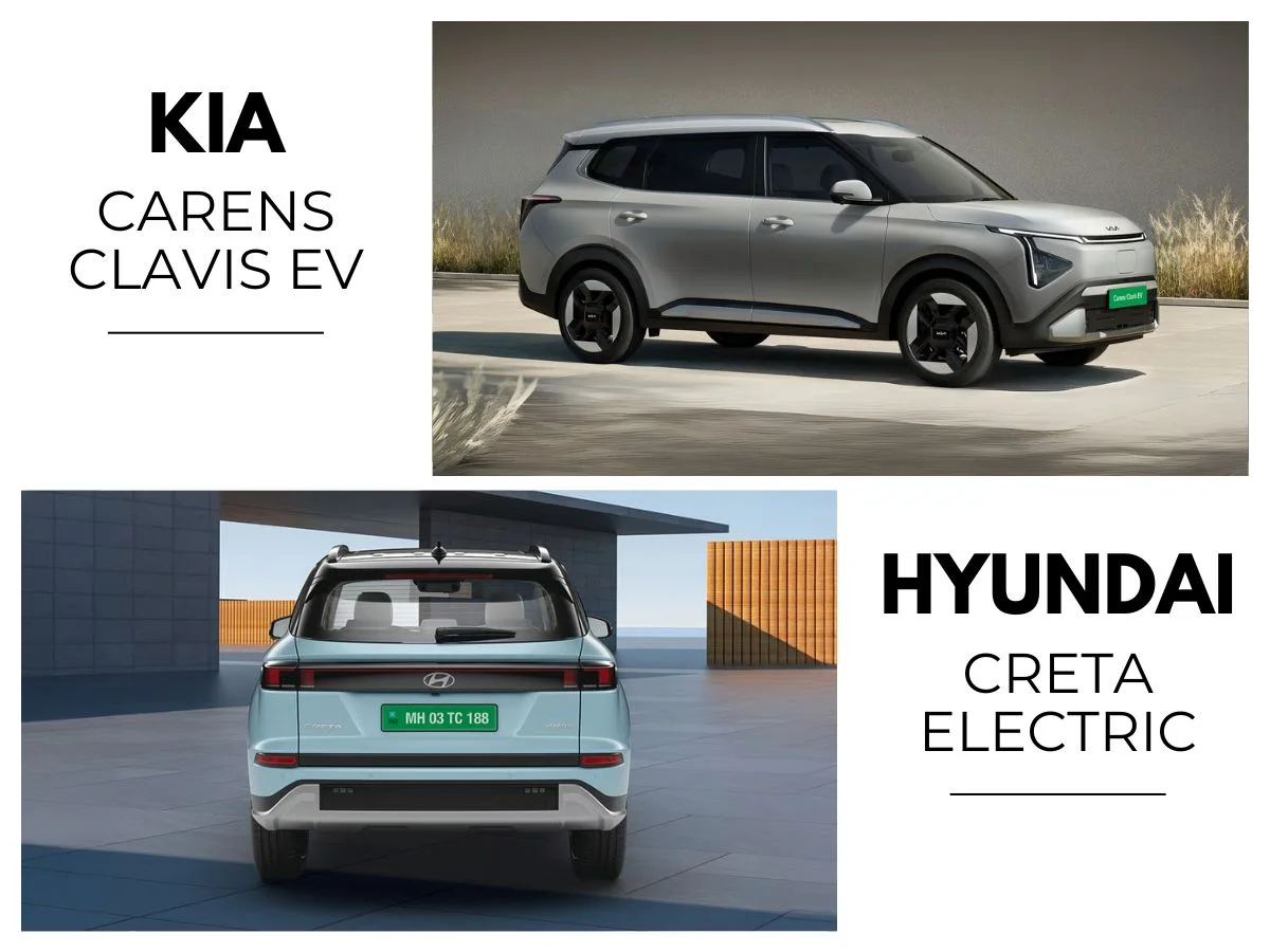 2025 kia carens clavis ev vs hyundai creta ev design exterior aryan