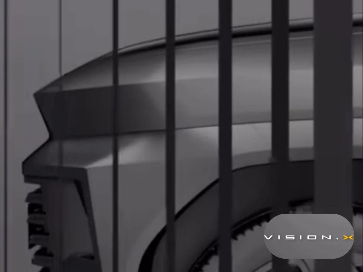 upcoming mahindra vision s xuv700 electric xev 7e concept teaser