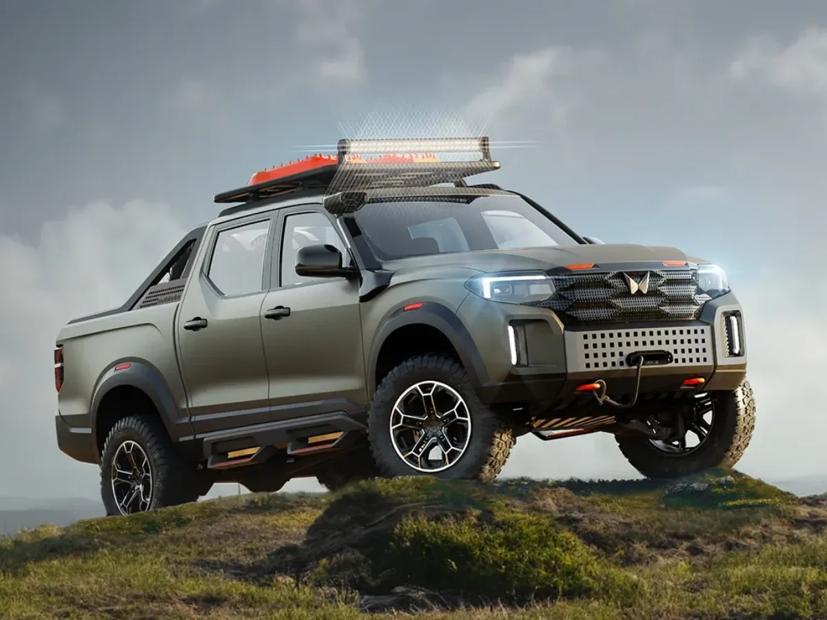 Mahindra Scorpio N pick up truck spotted on test