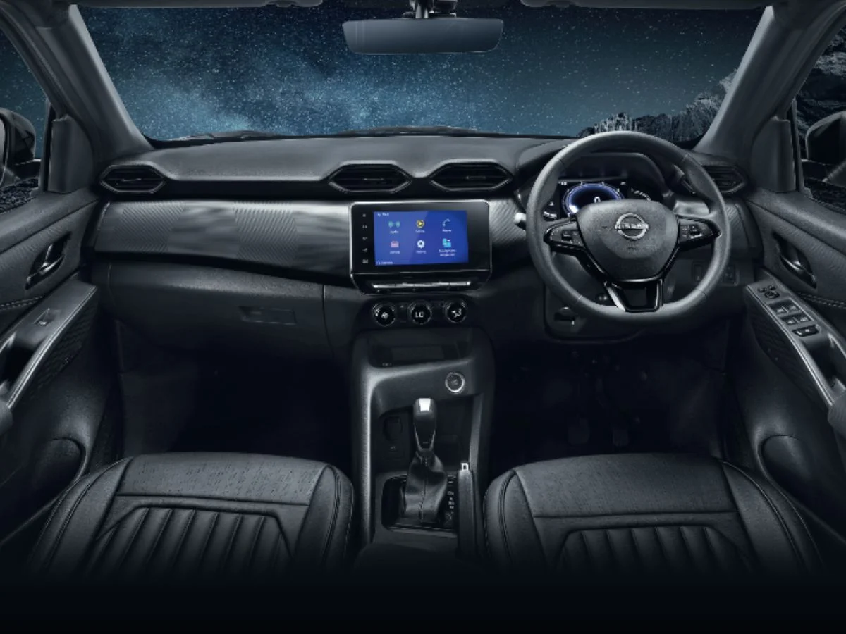 2025 nissan magnite kuro edition interior