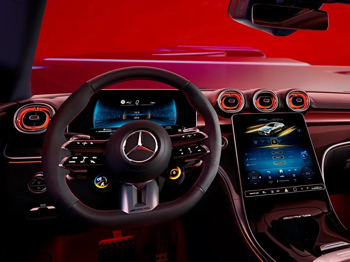 2025 mercedes amg cle 53 4matic+ coupe interior