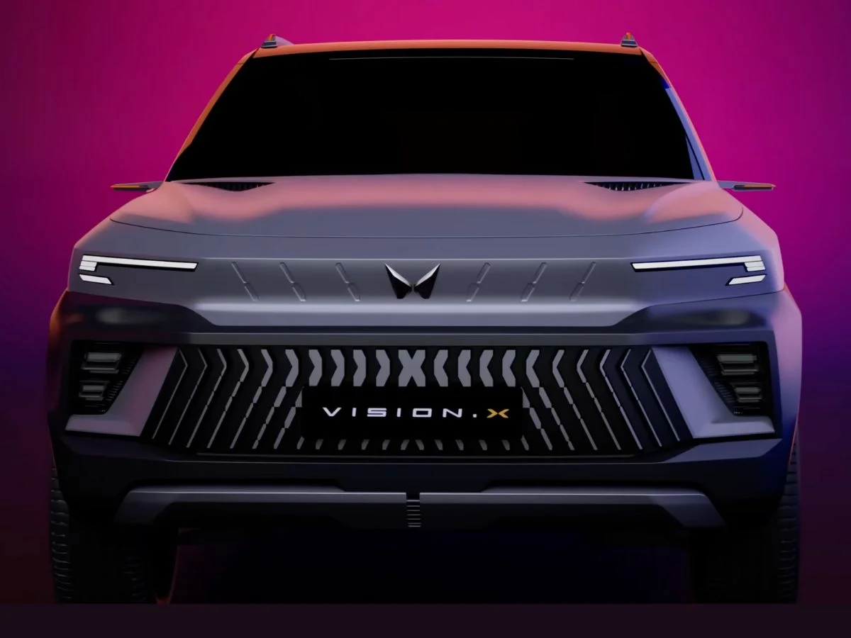 mahindra vision x front face