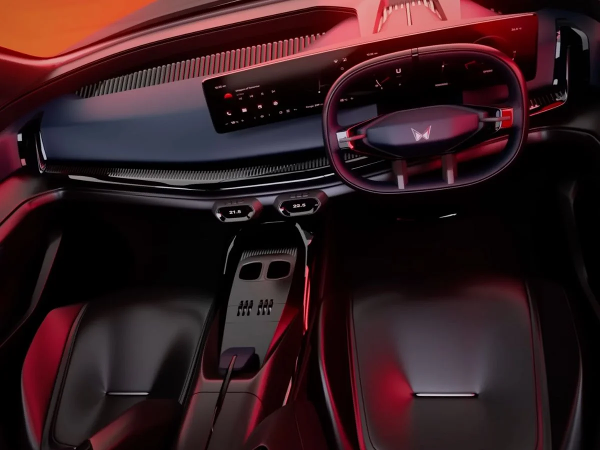 mahindra vision x dashboard interior