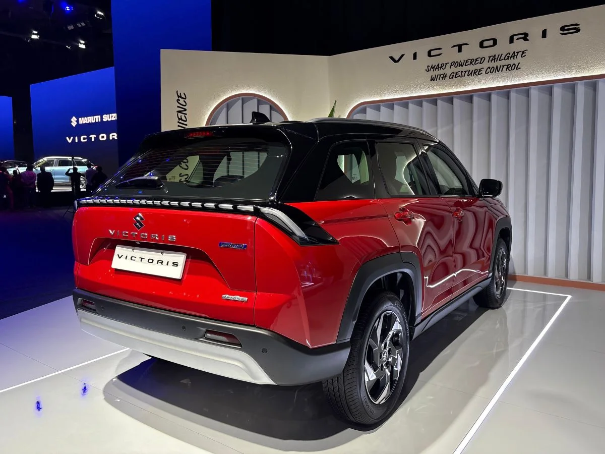 2025 maruti suzuki victoris rear three quarters amit