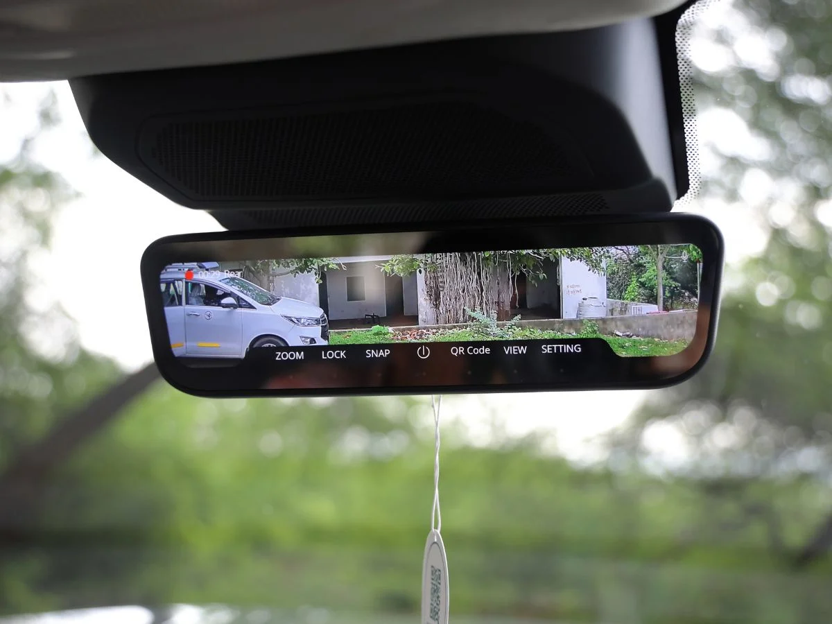 2025 tata harrier ev digital e irvm screen aryan