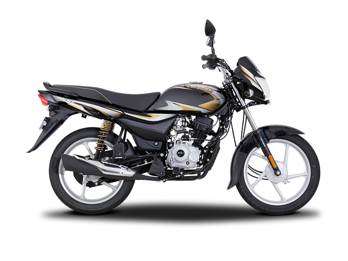 Bajaj Platina 100 Black & Gold