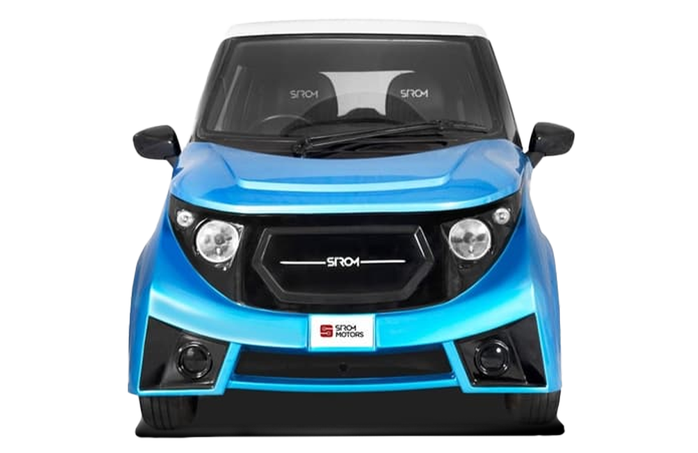 Strom Motors R3 Blue With White Roof