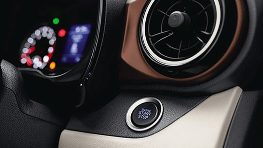 Hyundai Aura Push Start Button