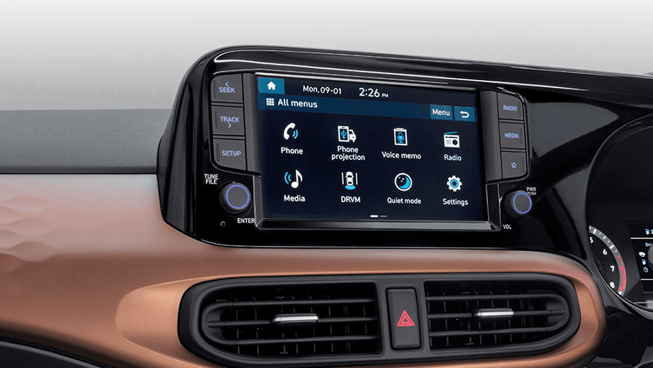 Hyundai Aura Infotainment System