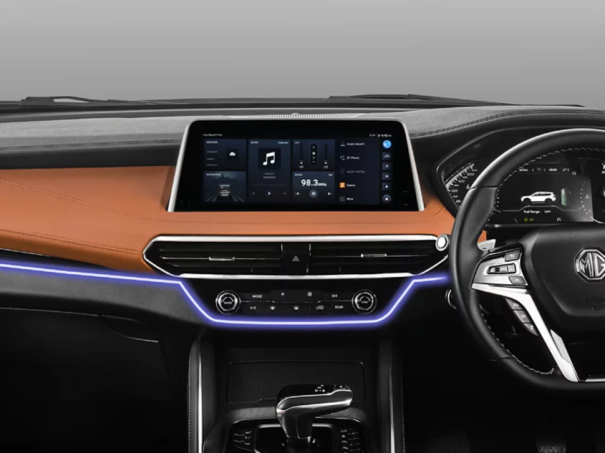 MG Gloster Facelift Infotainment