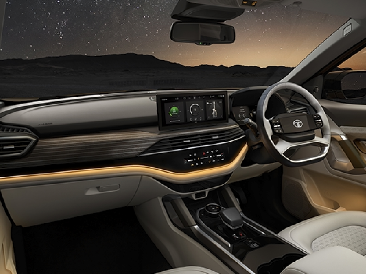 Tata Safari EV Cabin