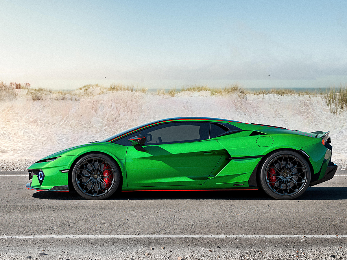 Lamborghini Temerario Left Side View