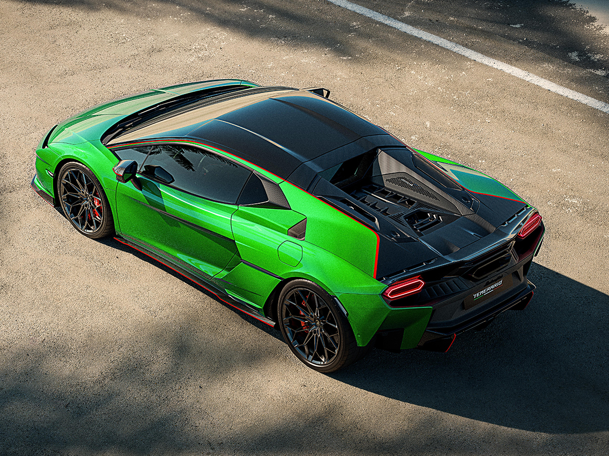 Lamborghini Temerario Upper Rear Left Side View