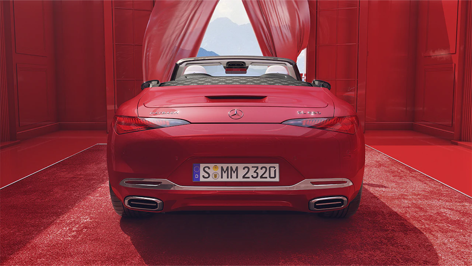 Mercedes-Benz Maybach SL 680 Rear View
