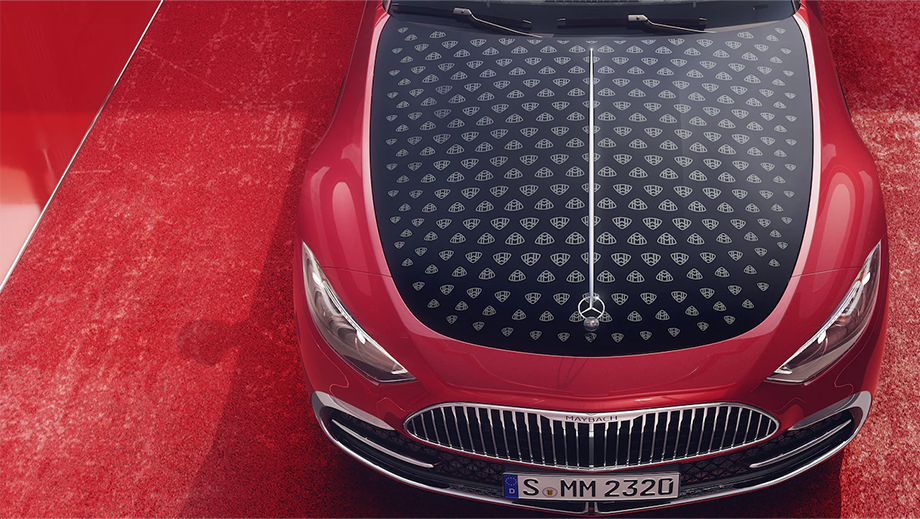 Mercedes-Benz Maybach SL 680 Fron Top View