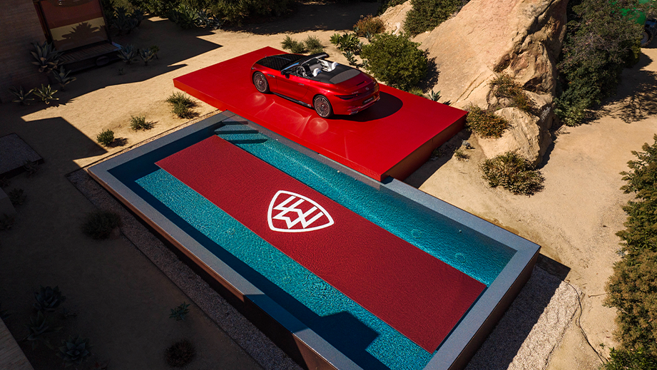Mercedes-Benz Maybach SL 680 Rear Left Top View