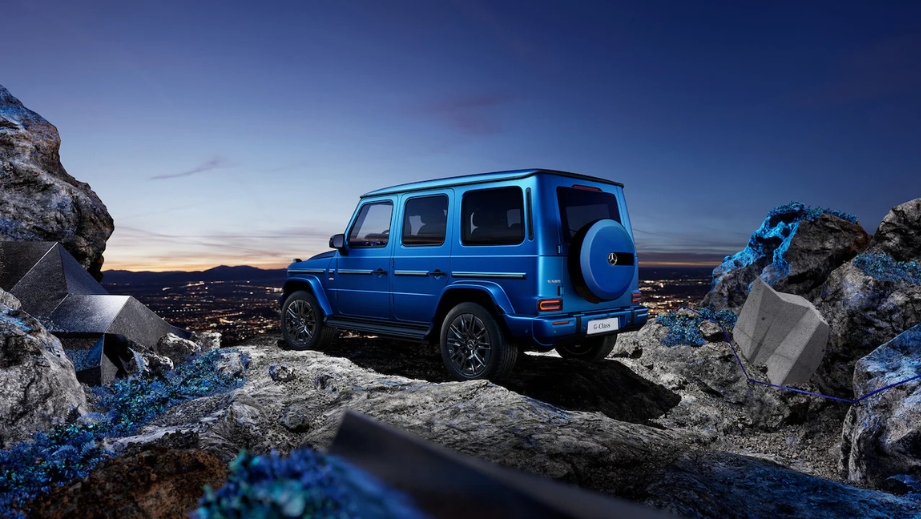 Mercedes-Benz G-Class Electric Rear Left View