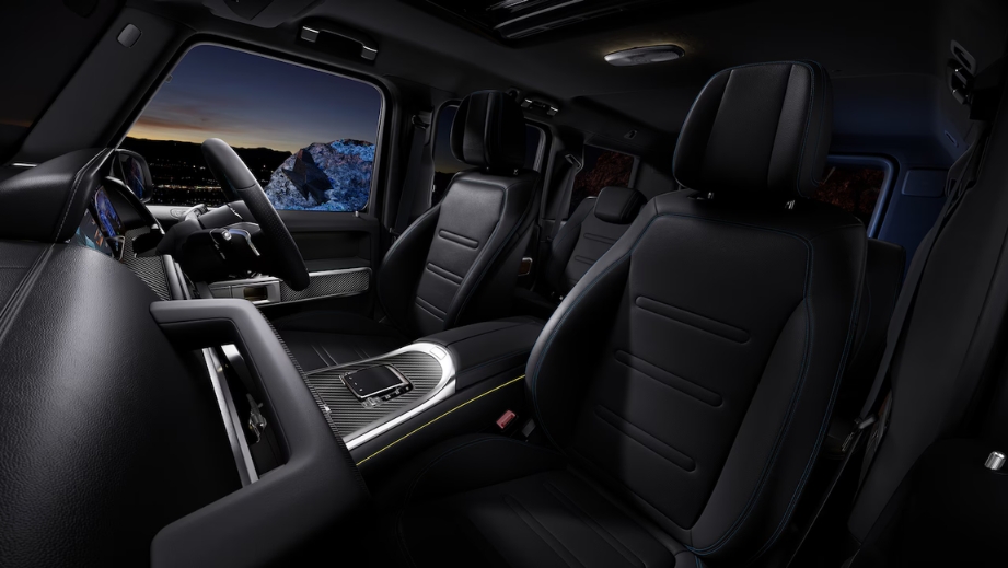Mercedes-Benz G-Class Electric Front Seat View