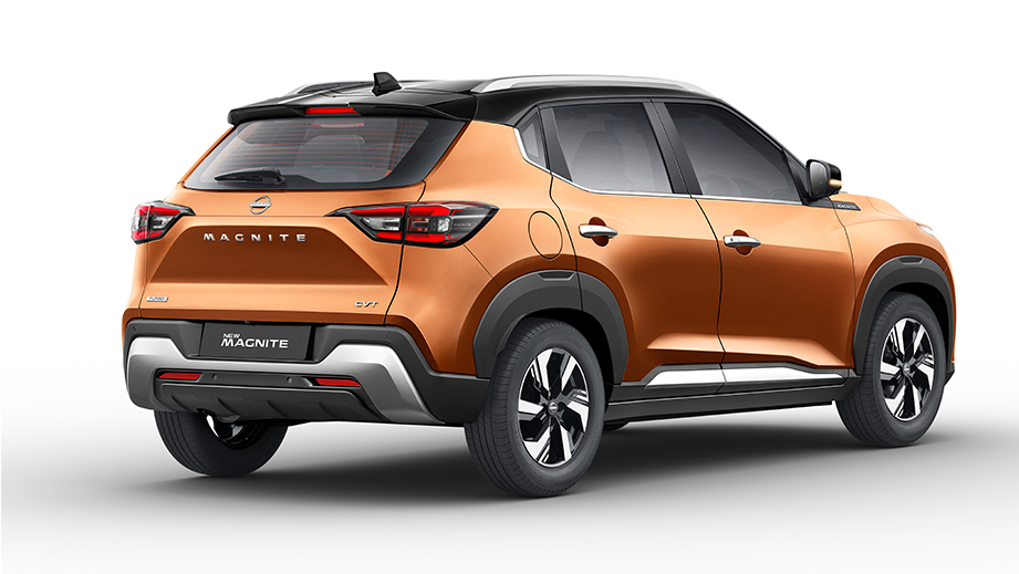 Nissan Magnite Rear Right View