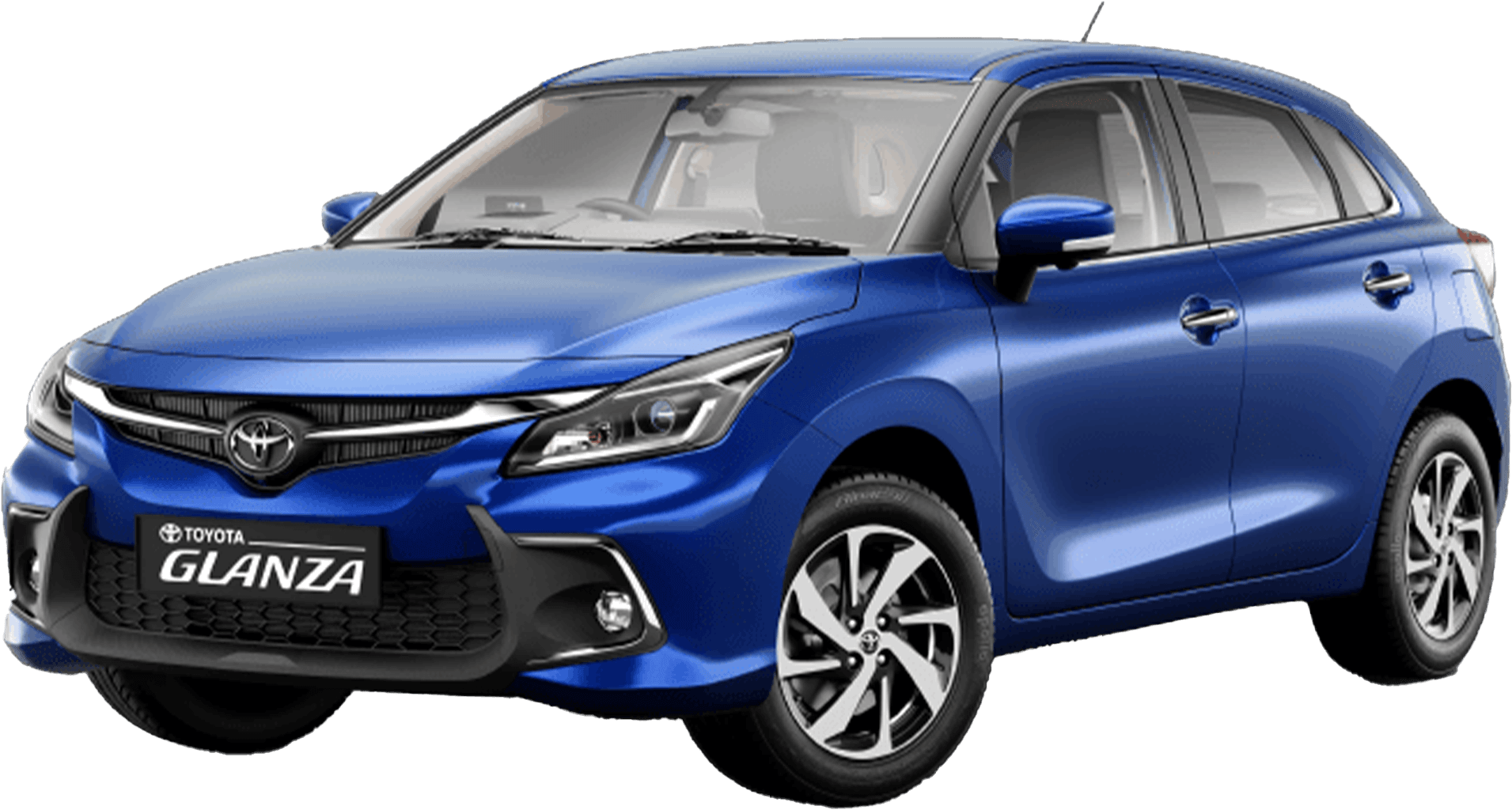 Toyota Glanza Insta Blue