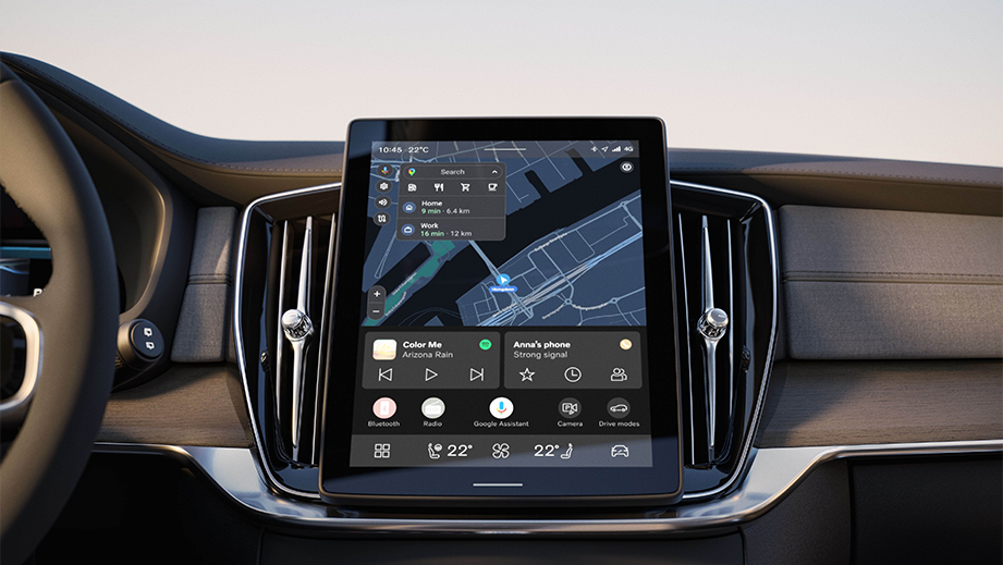 Volvo XC90 Facelift Infotainment System